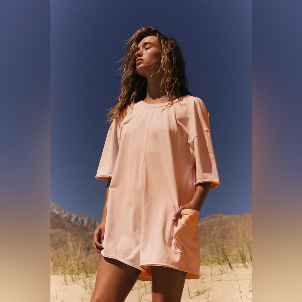 Free People Movement Hot Shot Tee Romper